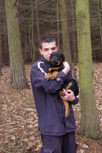Adalbert left us with his new owner Pavel. He will live in Bucovice